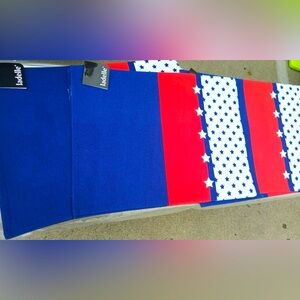 Patriotic Placemats set of 4 Red Whit & Blue